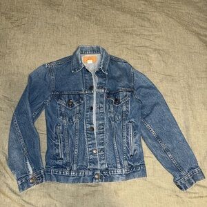 Levi's Blue Denim Jacket with Tan Label